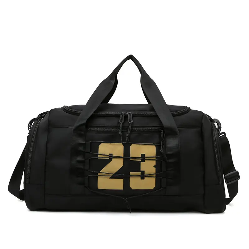 Women's Large 23L Cloth Gym Tote Bag - Durable Oxford Cloth, Moisture-Water Repellent Nylon, Lightweight, Adjustable Strap, Handle, Zip, Mesh Pockets, Ventilated Shoe Compartment, Wet-Dry Separation - Versatile for Workout, Work & Weekender Trips