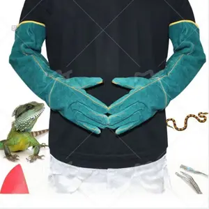 Multi-Use Animal Handling Gloves, Enhanced Material, Outdoor Pet Training, Secure Reptile Care, Easy Home Use, Beginner Friendly, Professional Gear