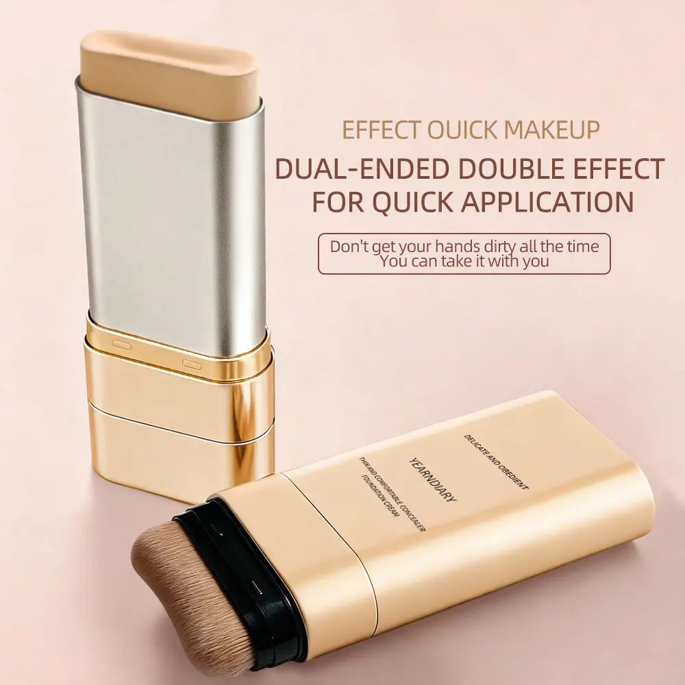 TVLV Thin and Comfortable Concealer Foundation Long-lasting Brightening Hydrating Light Double Head Foundation OEM