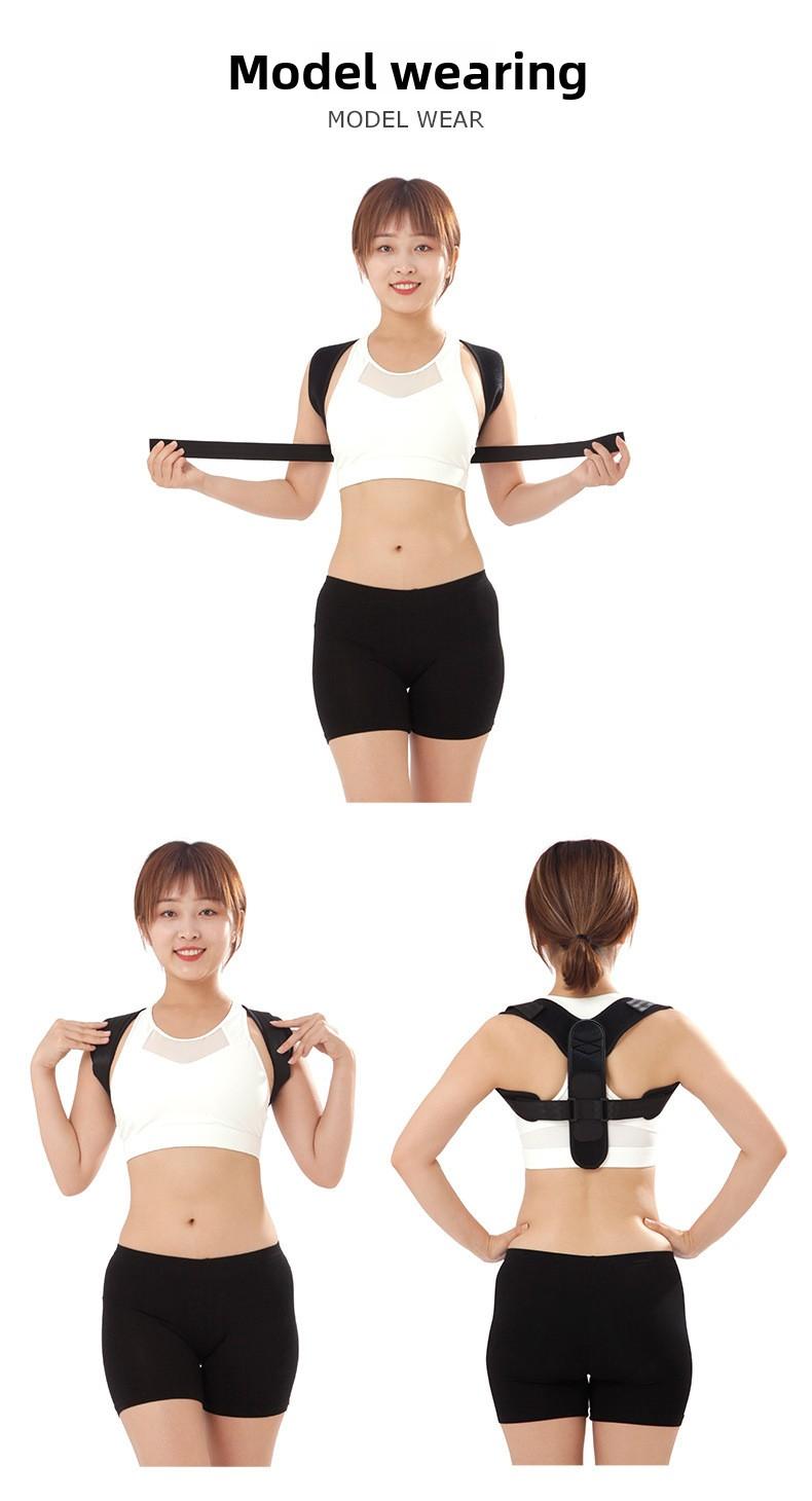 New Men's and Women's Prevention Hunched Sitting Posture Correction Belt Adult Back Posture Correction Belt Stretch Strap