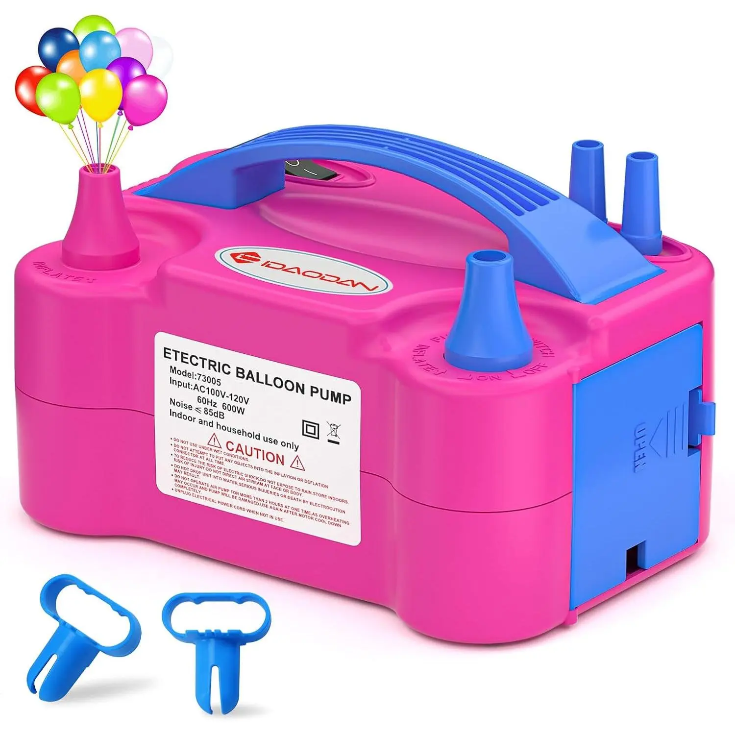 IDAODAN Electric Balloon Pump, Electric Balloon Blower Machine Inflator Air Pump for Decorations