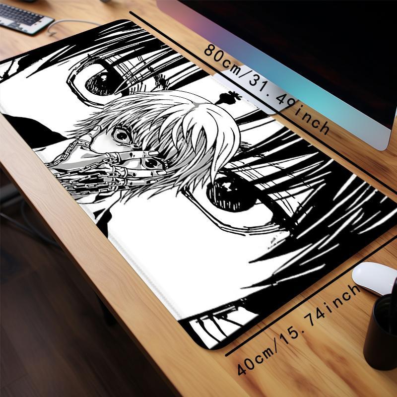 Anime Character Pattern Mouse Pad, Rectangle Gaming Mouse Pad, Non-Slip Mousepad, Office Desk Keyboard Mouse Mat for Home Office Game Room Desk, Gaming Desk Accessory