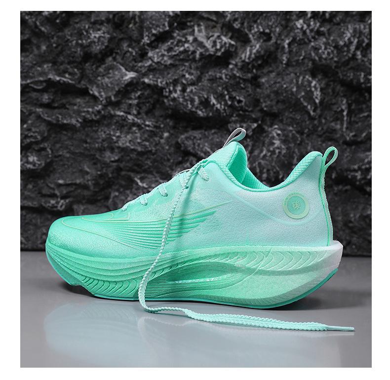 (New)Shoes For Men - Running Shoes For Men Of Large Size, Featuring A Blue And Pink Gradient Breathable Mesh, Shock-absorbing And Anti-slip Sole, And A Lace-up Closed Round Toe Design.These Are Casual Shoes Suitable For Running And Camping