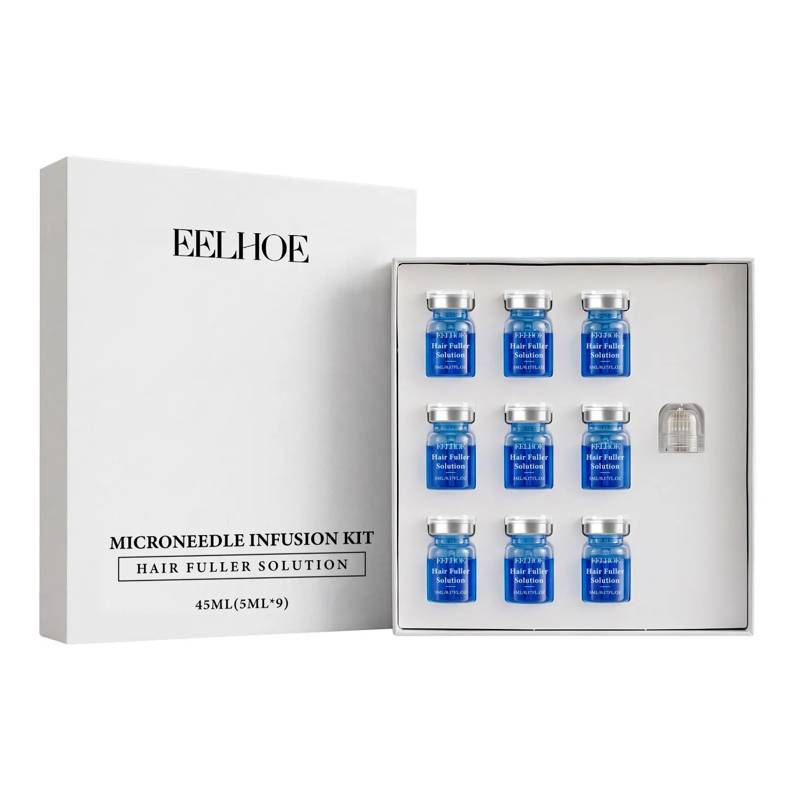 Scalp Essence Set, Smooth Hair Gentle Hydration Massage Nourishing Refreshing Scalp Set, Essential Care for Healthy Hair Growth