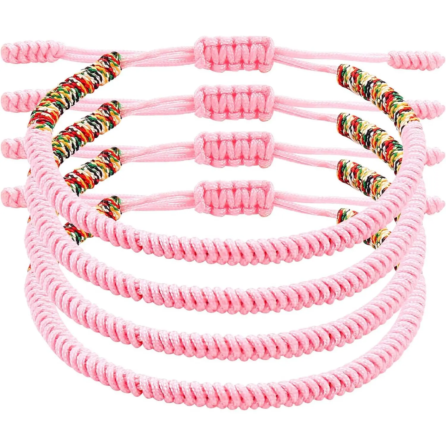 4 count Red String Bracelets  Tibetan Protection Bracelet Lucky Bracelet Red Bracelets for Women Friendship and Couple Bracelet Adjustable Size