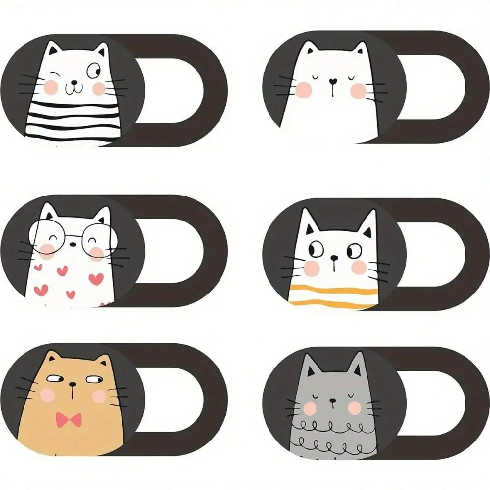 3-piece / 6-piece Laptop Camera Cover - Cute Design, Laptop Accessories, Camera Cover for Laptop and Computer, Privacy Protection Cover for Webcam, Camera Shield