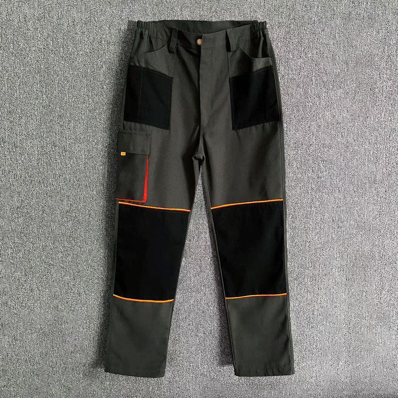 Men's Work Suit with Multiple Pockets Wear-Resistant for Car Maintenance & Work Safety Overalls Menswear Clothes Uniforms Workwear