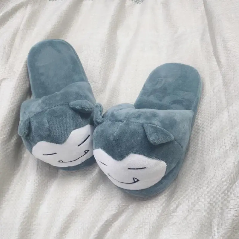 Spot Pikachu Plush Cotton Shoes Light Plush Toe Slippers Sewn Shoes Parent-Child Couples Girlfriends Plush Slippers Gifts