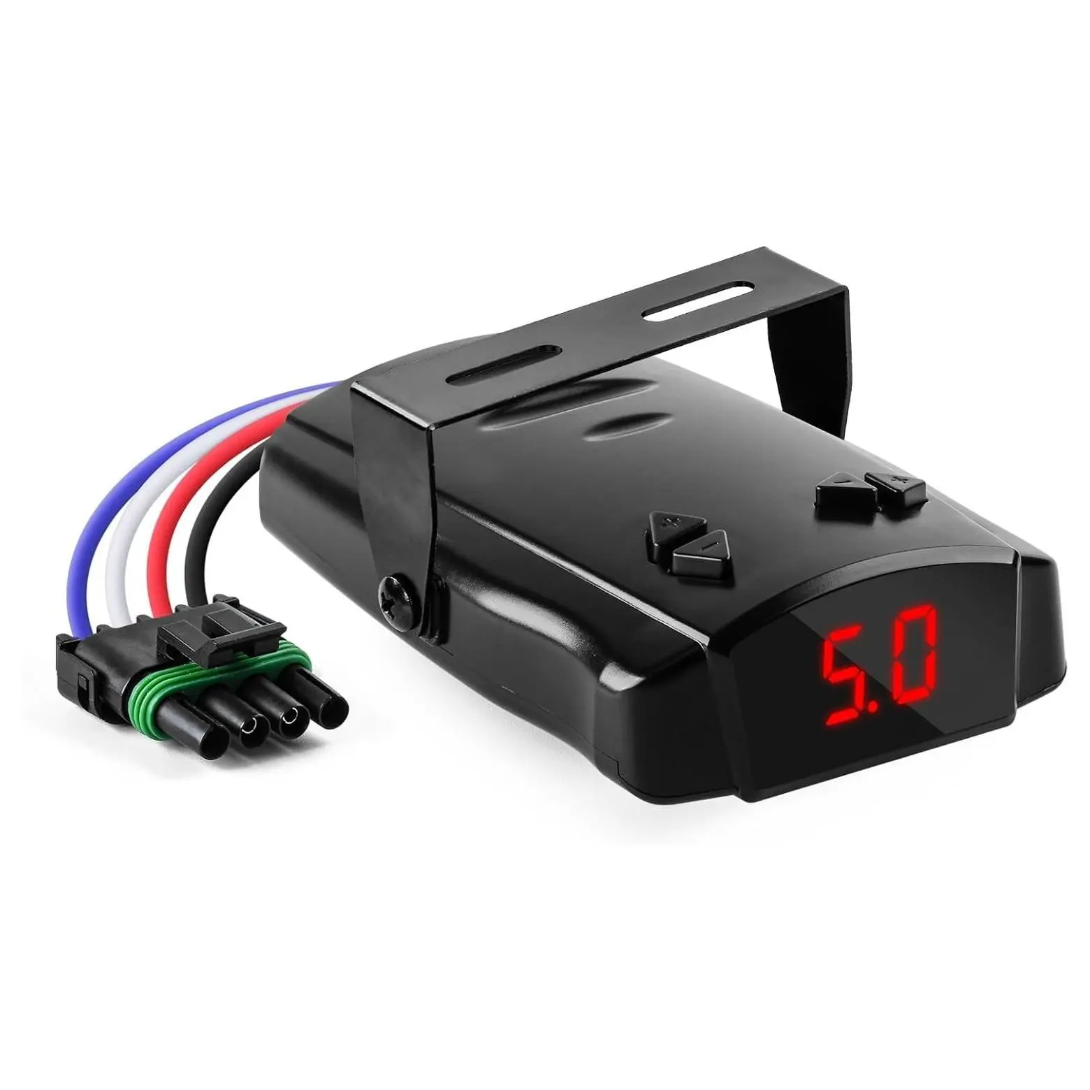 Time-Delay Trailer Brake Controller for 1-4 Axle Trailers with Overload/Short-Circuit Protection Alerts for Light-Duty & Occasional TowingGift
