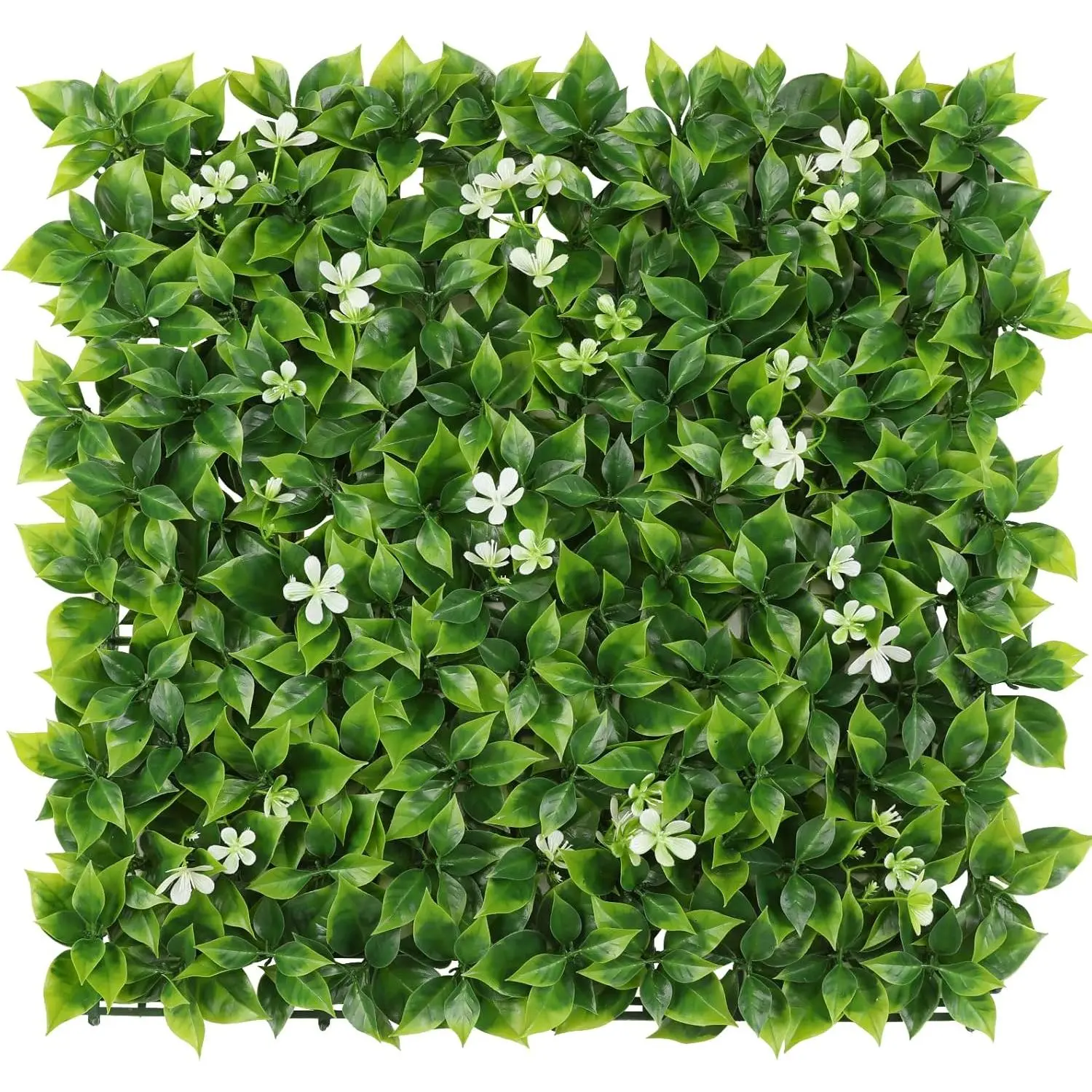 Artificial Grass Wall Panels 12 count 20”×20” Greenery Wall Backdrop Boxwood Panels Green Leaf Hedge Panel Grass Backdrop for Indoor  Decor for Outdoor Garden Balcony Greenery Fence Screen