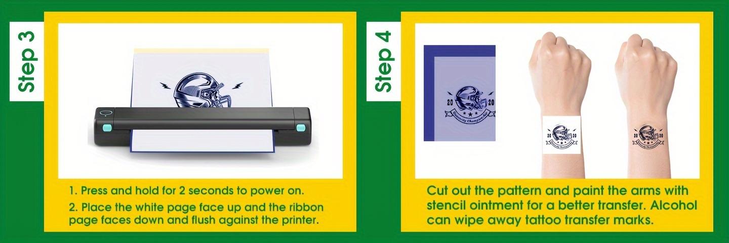 New Phomemo M08f Tattoo Transfer Printer Wireless A4 Thermal Advertising printing and drawing equipment