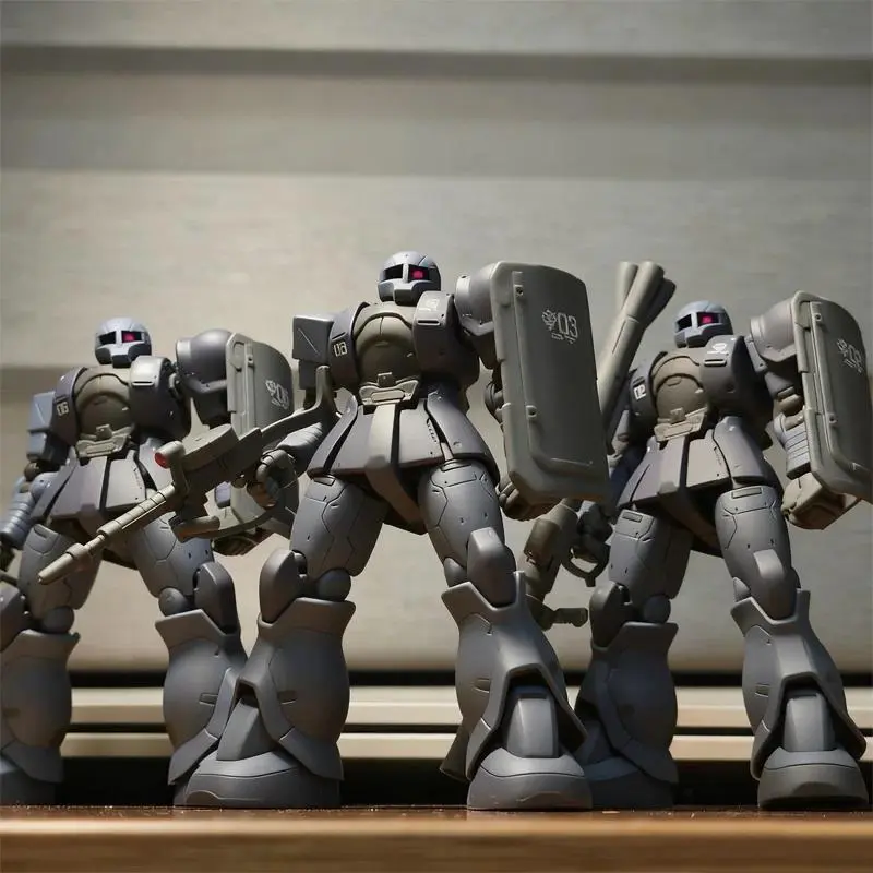 2026 hot item HG 1/144 ZakuⅠ Black Tri Stars GTO MS-05 Mech Assembly Model Kits Action Figures Desktop Decoration Doll Boy Puzzle Toy Gift Popular toys