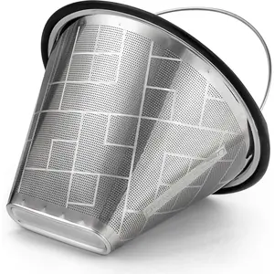 Reusable #4 Coffee Filter for Technivorm Moccamaster KBGV and KBT Coffee Machines - Stainless Steel Mesh, Durable Metal Filter for Sustainable Brewing