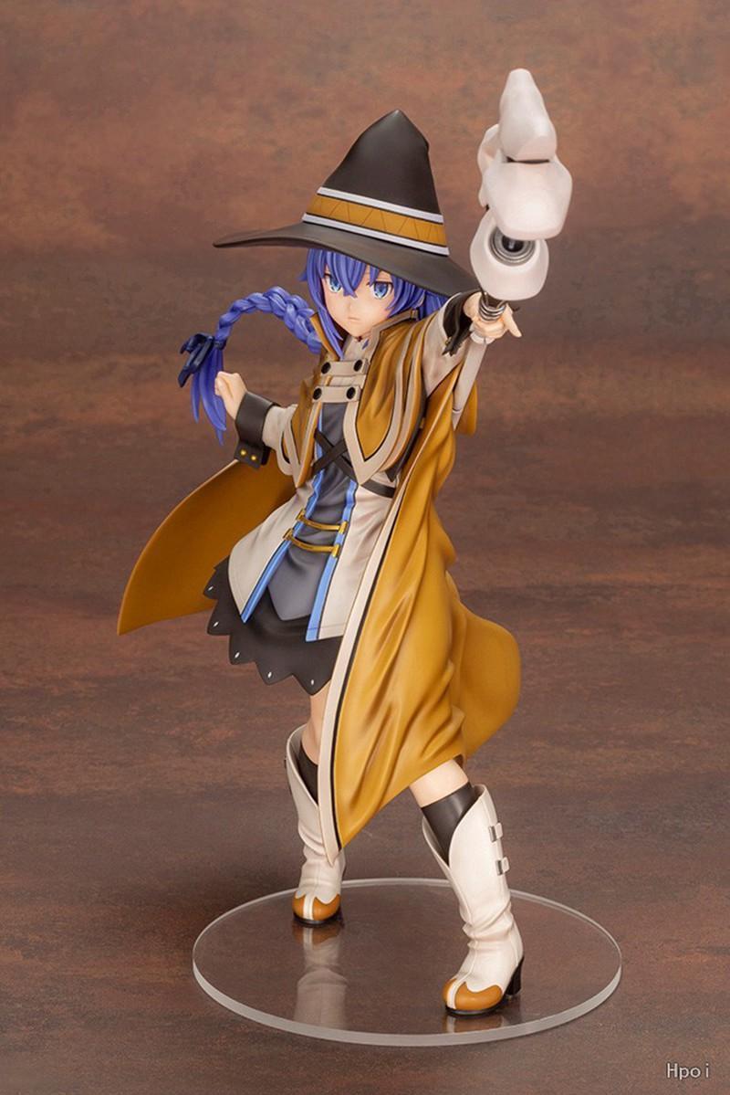 25CM Anime Mushoku Tensei Isekai Ittara Honki Das Roxy Migurdia Figure Model Standing Hat Toy Gift Collection Action Figure PVC