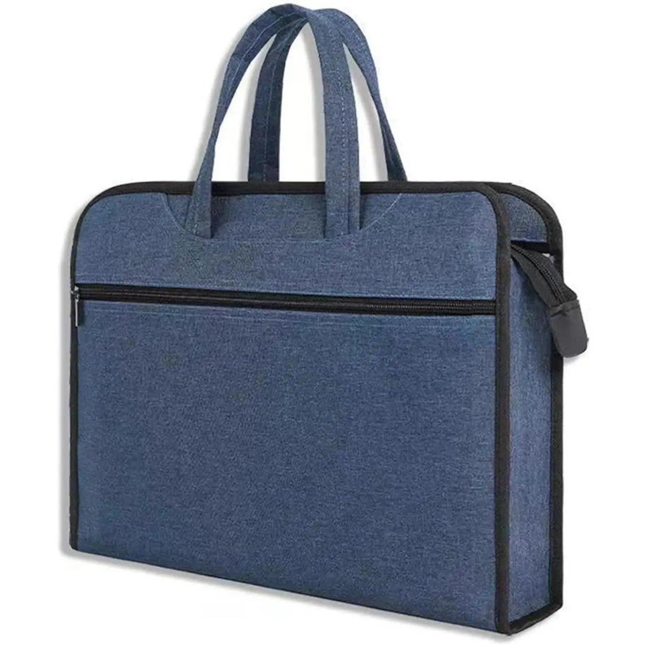 Document Carrier Document Bag with Handle Waterproof Document Pouch Case Zippered File Folder for Women Men Brief Case