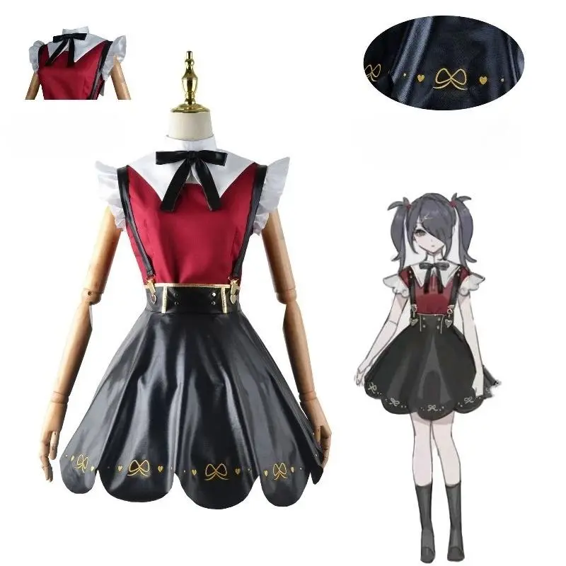 Women's Anime Needy Girl Overdose Rain Ame Chan/KAngel Chan Cosplay Costume Set - Sugar Candy Bow Anime Girl Costume, S-XXL Wigs for Halloween, Comic Con, Socks, Leg, Skirt Support, Accessories, Clothes, Polyester, Anime Look