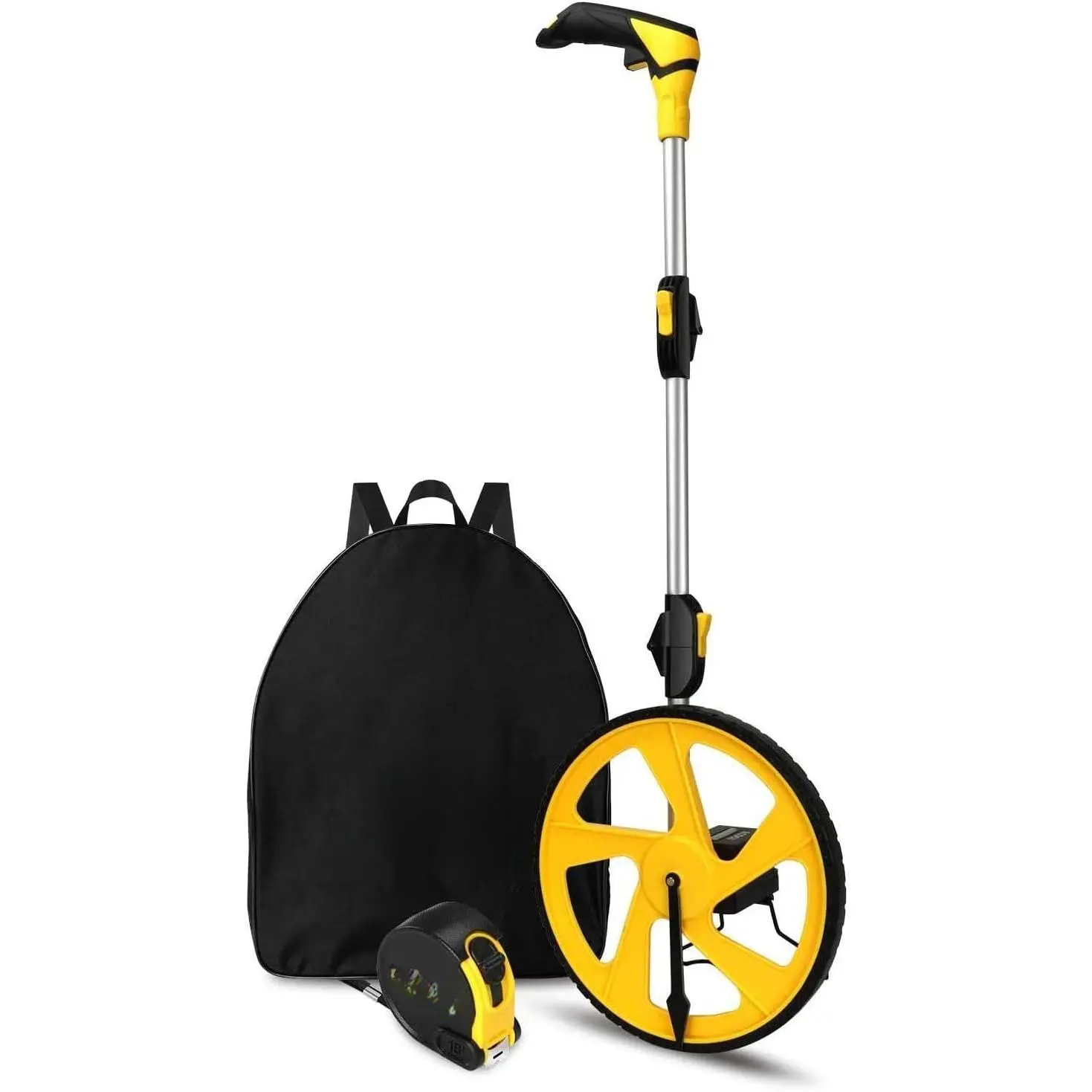 Measuring Wheel in Feet and Inches, Double Collapsible, Mechanical