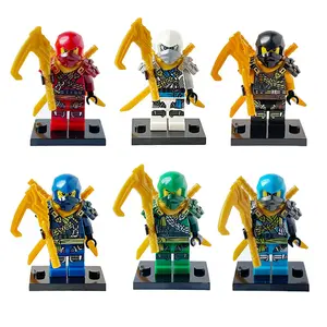Complete 18 Pack Small Size Fantasy Character Minifigures, Premium Dual Side Printing Tiny Particle Blocks, Handmade Self-Assemble Creative Ornament Collection for Display & Gift Giving