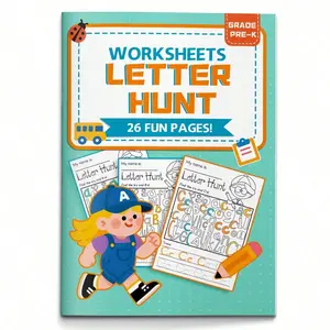 Alphabet Practice Workbook – Uppercase and Lowercase Tracing with Stroke Guides, Letter Sounds and Word Activities, Clear Writing Lines for Daily Practice, Builds Handwriting, Letter Recognition, Vocabulary and Early Reading Skills