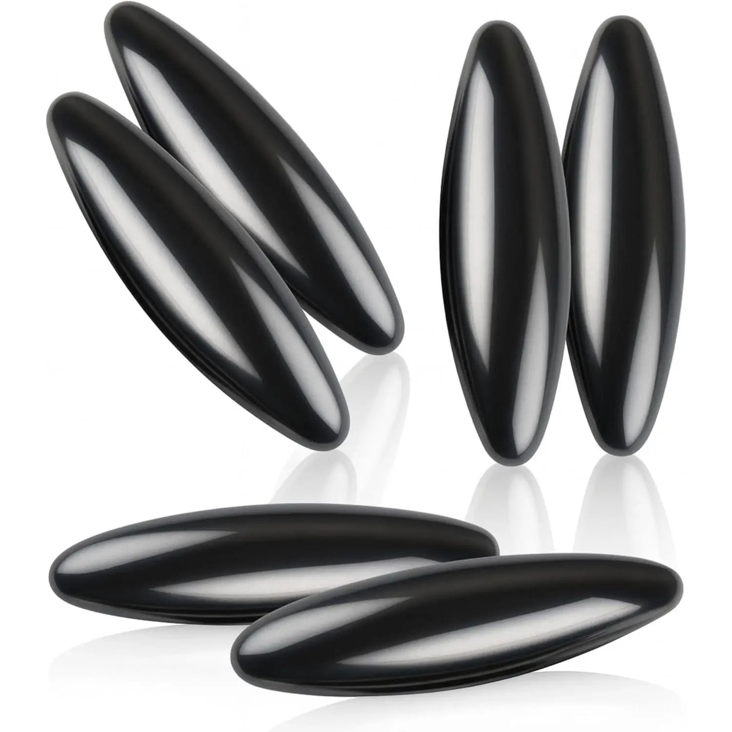 Magnetic Rattlesnake Eggs Set of 3 Pairs, Magnetic Fidget Toys for Kids, Rattle Snake Egg Toys with Powerful Magnets, Fun Oval Magnets for Christmas Party