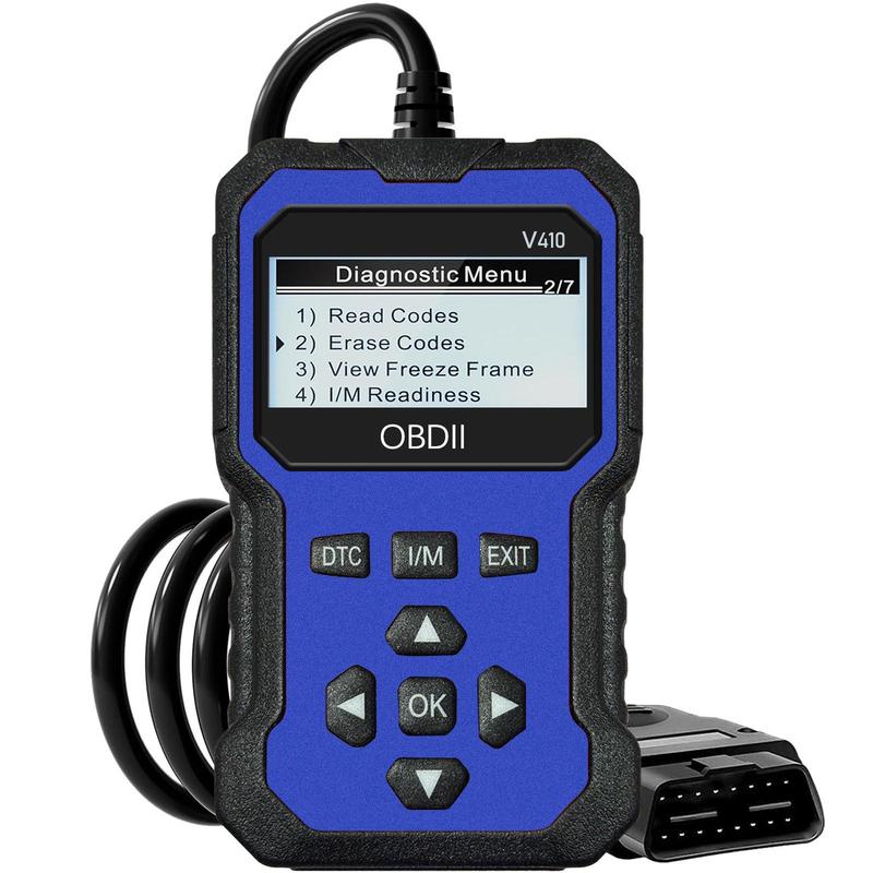 2025 Newest Enhanced Universal OBDII Scanner V410 Car Engine Fault Code Reader Diagnostic Tool Clear Reading Error Codes for 1996 or