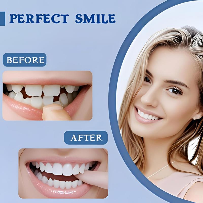 6 smile supports to restore a confident smile, suitable for adults, come with a round storage box and outer packaging.