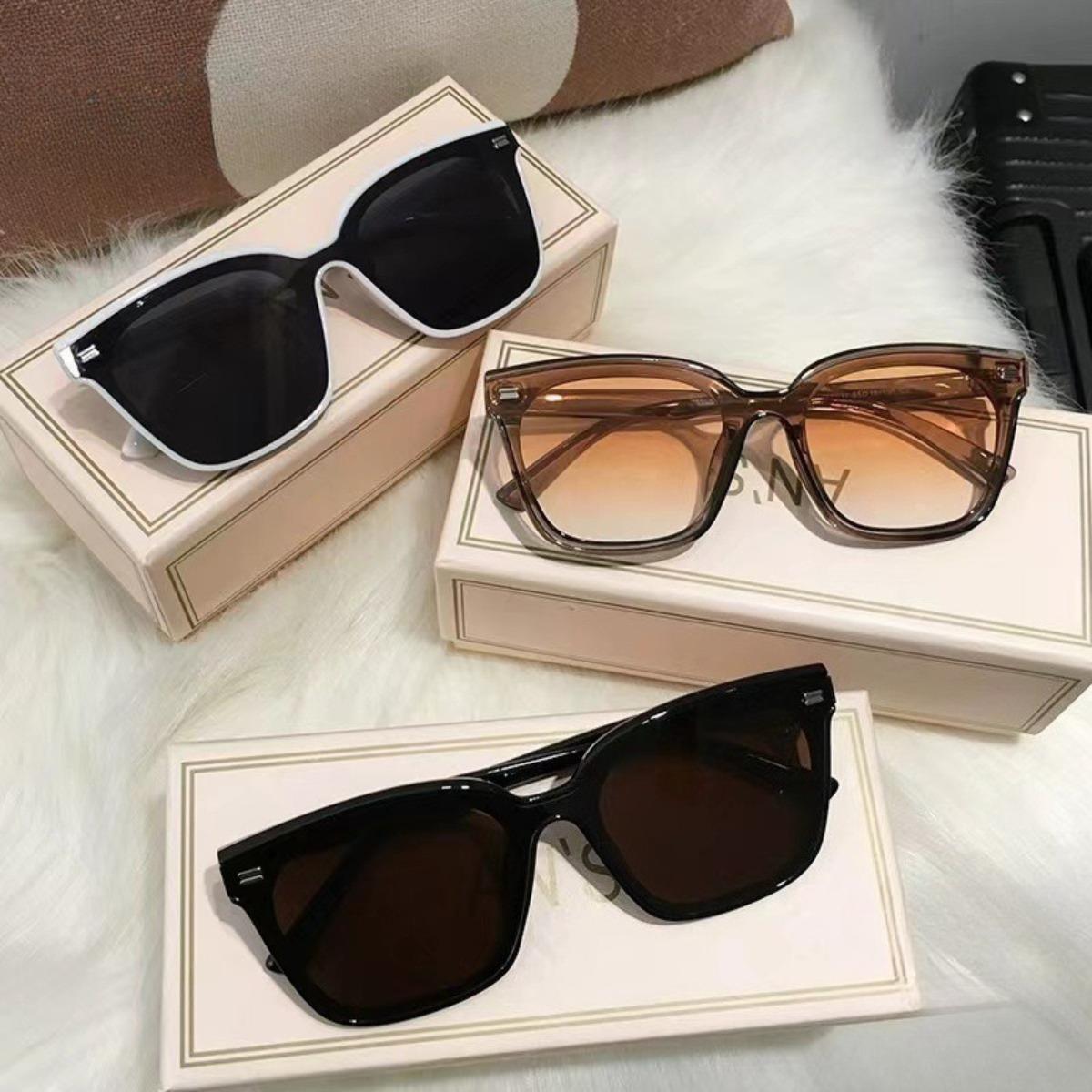 2026 Hot-Selling Internet Celebrities Sunshade Sunglasses Women's & Men's UV Protection Large Frame Driving Shades