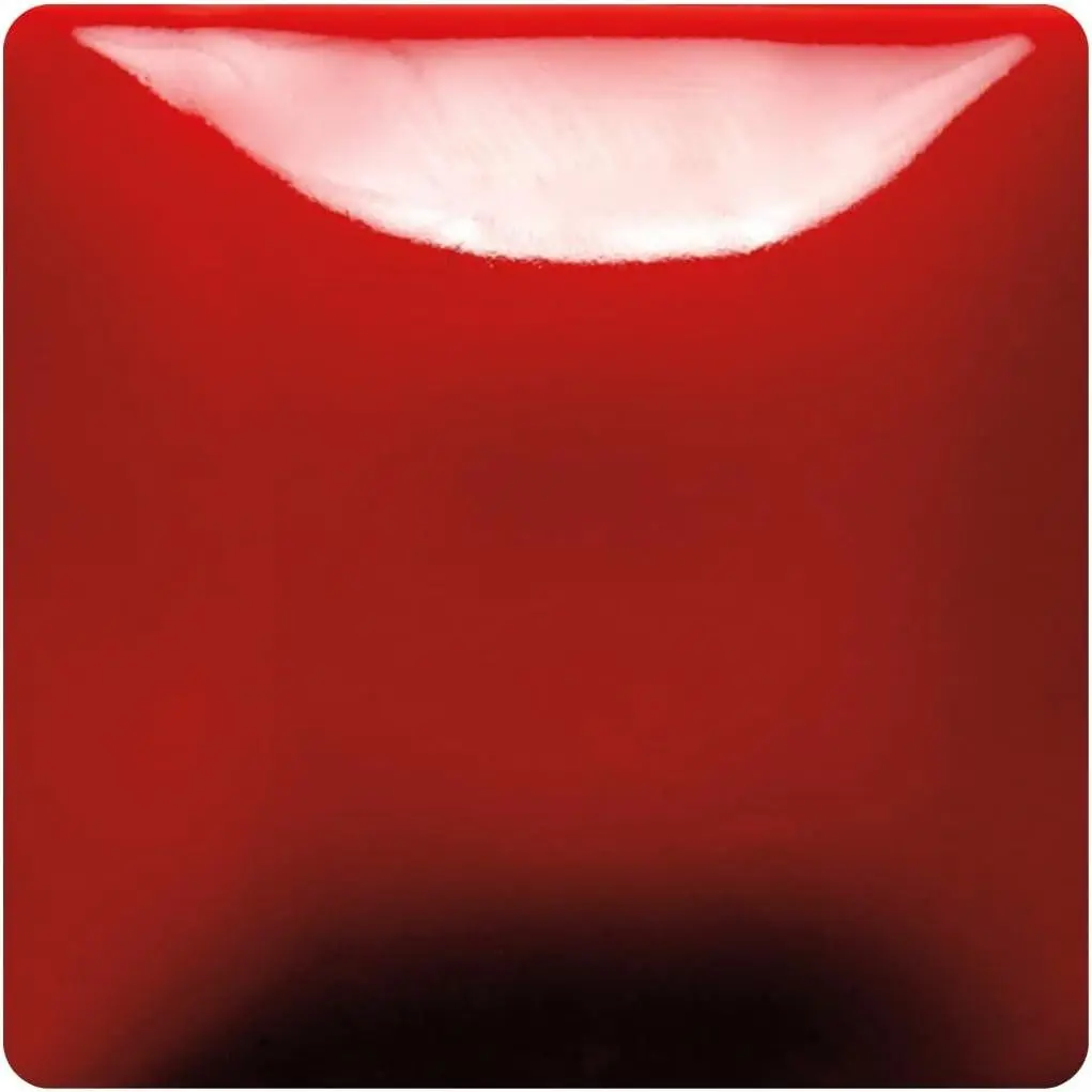 Stroke & Coat SC-074 Hot Tamale Red Gloss Wonderglaze Pint, 16 oz. (473 mL), Low/Mid-High Fire (SC) Liquid Ceramic Pottery Glaze for Wet/Unfired Clay or Bisque