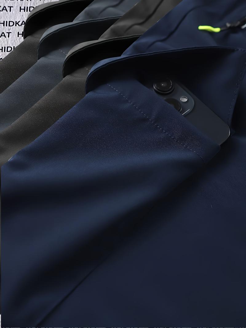 4pcs Women'S Spring/Autumn Cargo Pants | Fashion Large Pocket Design with Drawstring Elastic Waist, Casual Outdoor/Daily Wear Long Pants, Solid Color, Regular Fit by HIDKAT