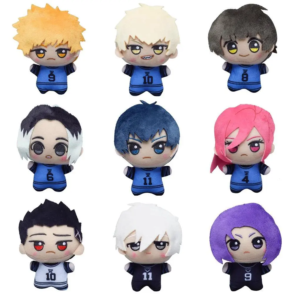 Mini Anime Plush Stuffed Doll Seishiro Nagi Plush soft toy Jingo Raichi Isagi Yoichi Chigiri Bachira Meguru plush Keychain Gift