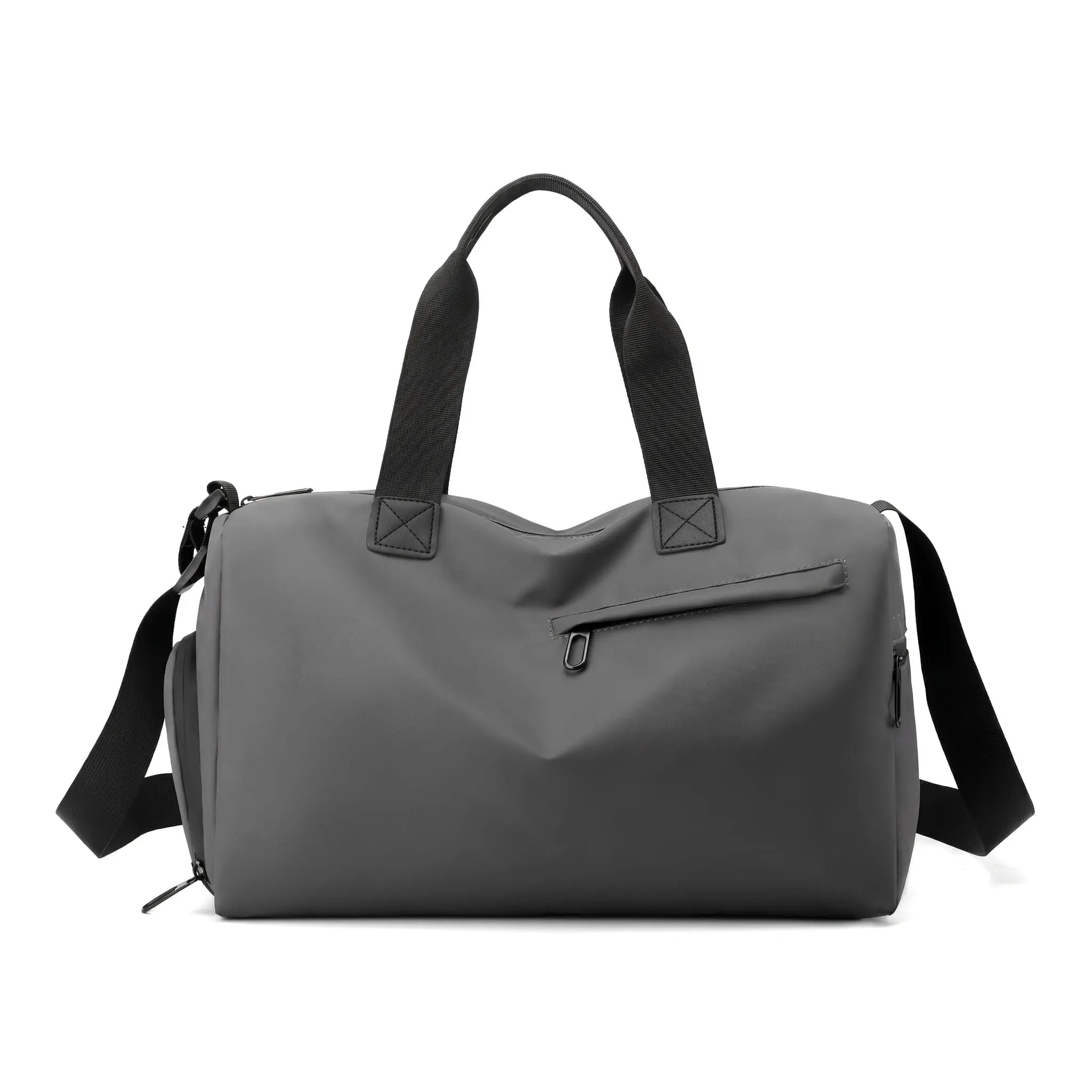 Unisex Gym Duffel Bag with Wet Pocket & Shoe Compartment - Minimalist Weekender Overnight Bag for Travel, Large Sports Tote Bag for Men & Women Swimming & Fitness