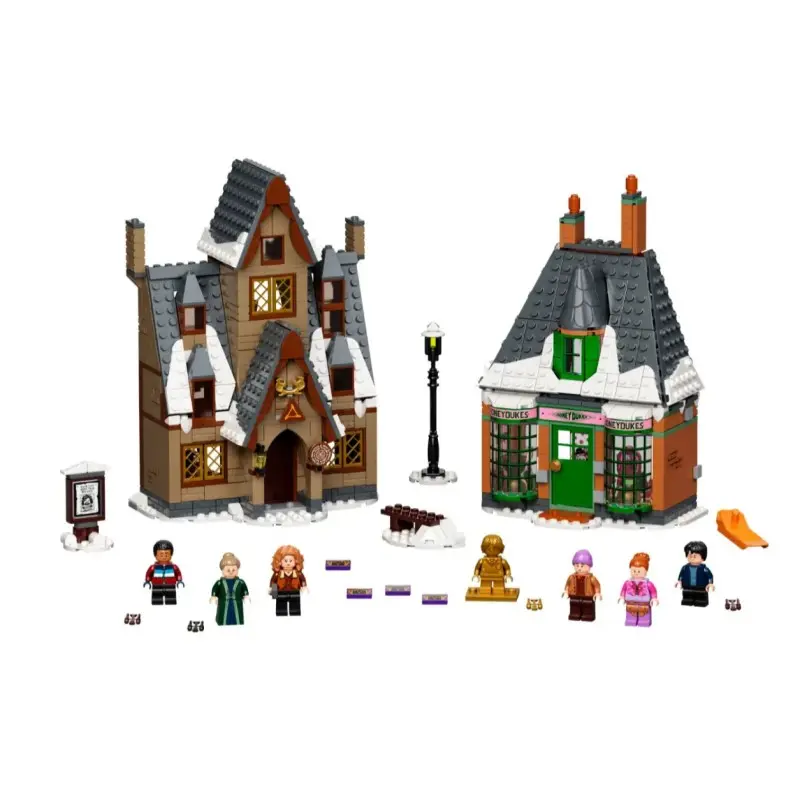 New 851 Pieces Hogsmeade Village Toy Building Block Set, Adult and Child Toy, Gift for Boys and Girls, Birthday Present