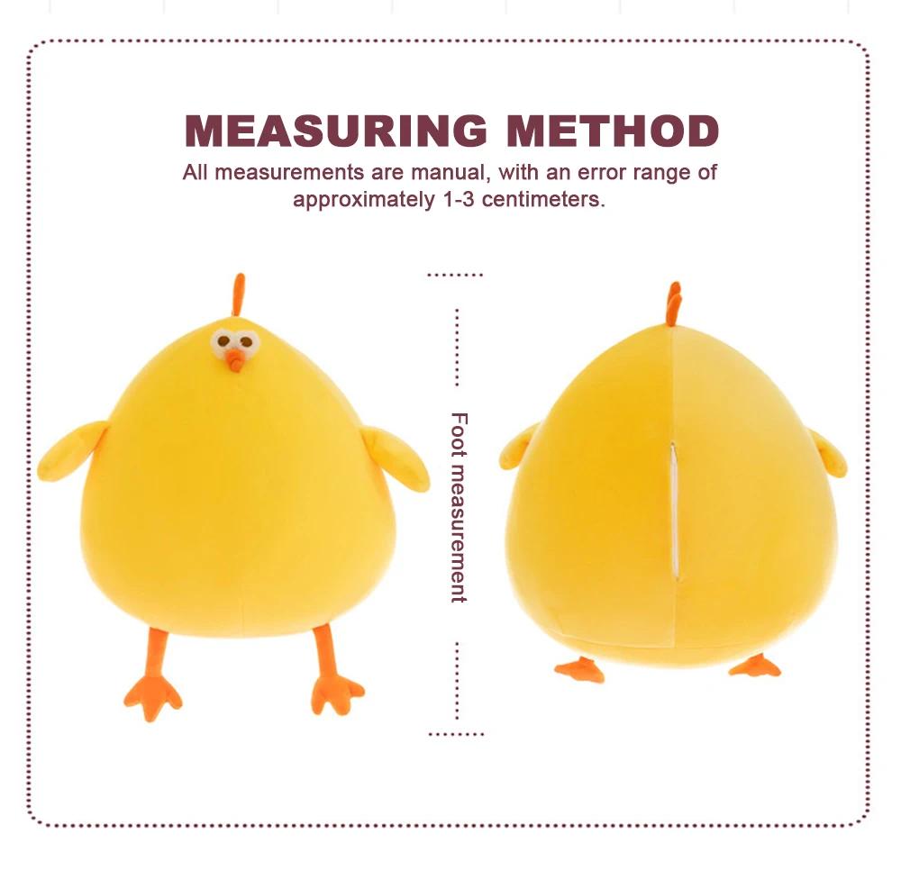 Funny Fat Chicken Plush Toys Pillow Soft Simulation Cute Plushie Dolls Neck Pillow Stuffed Animal for Boys Girls Festival Gifts