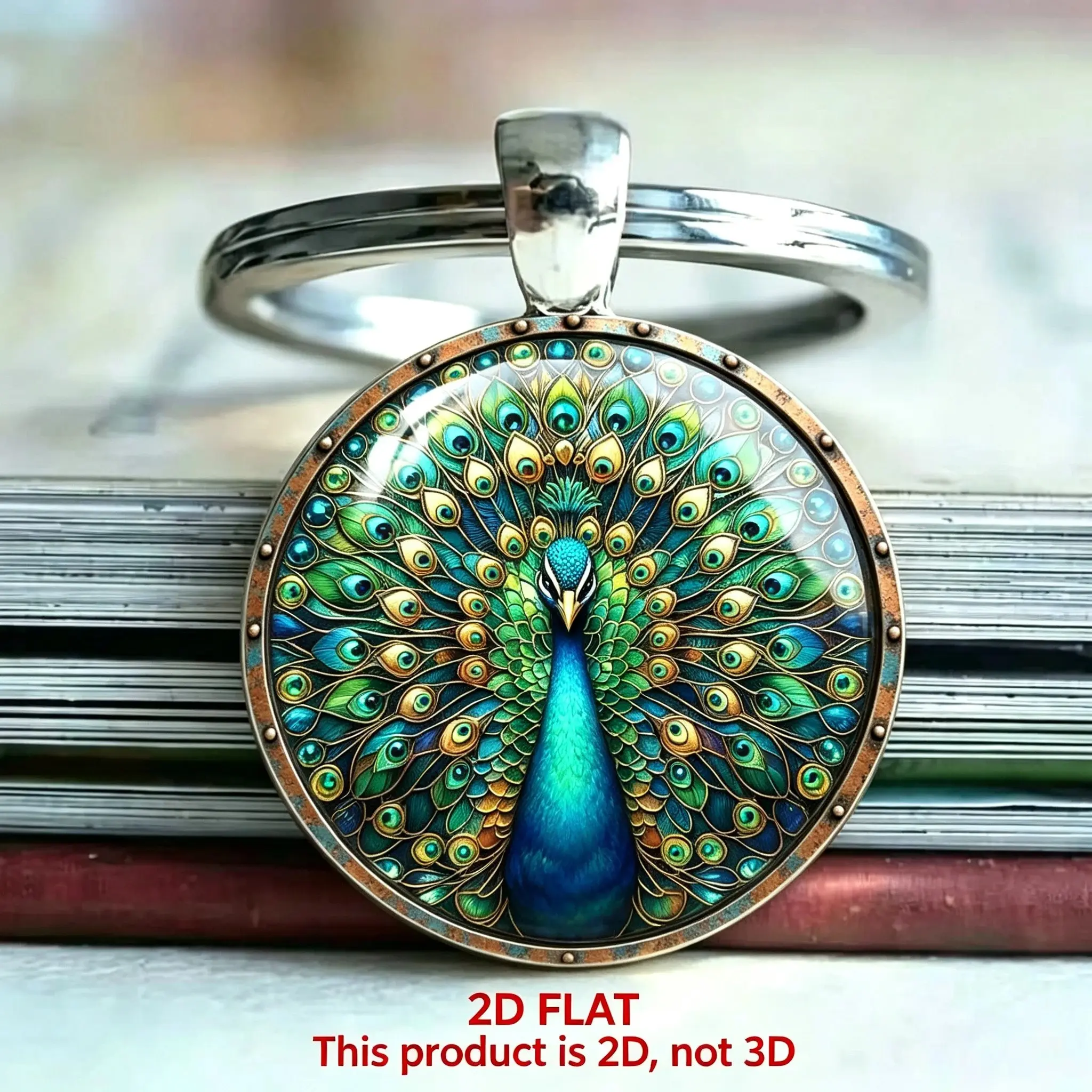 Creative Peacock Keychain, Perfect Gift for Car Keys, Backpacks, Daily Accessories, Ideal for Valentine's Day, Birthday, Anniversary, Christmas