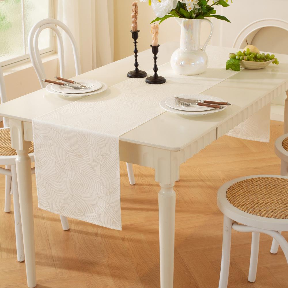 Nordic Light Luxury Printed Table Runner Rococo Collection Sideboard Coffee Table Shoe Cabinet Cover Multi Functional Breathable