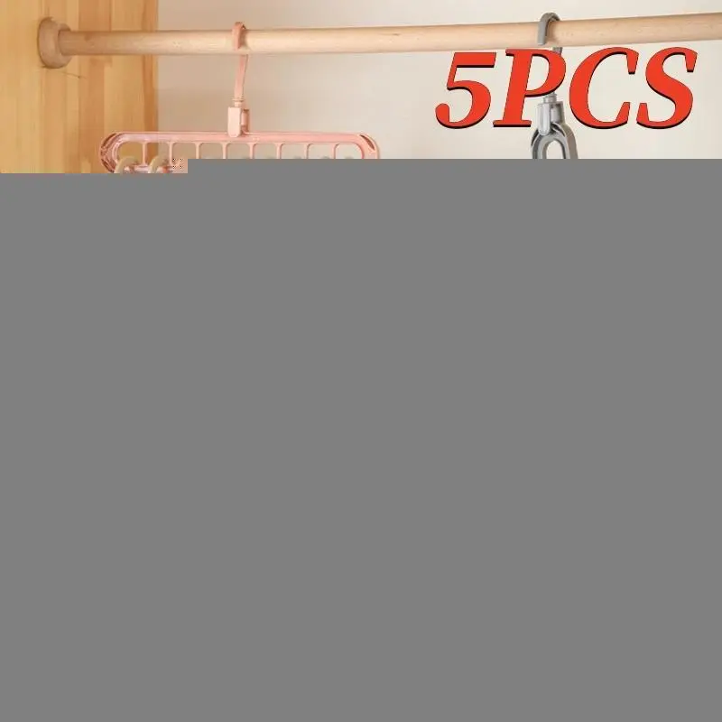1-5pcs Magic Multi-port Support hangers for Clothes Drying Rack Multifunction Plastic Clothes rack drying hanger Storage Hangers
