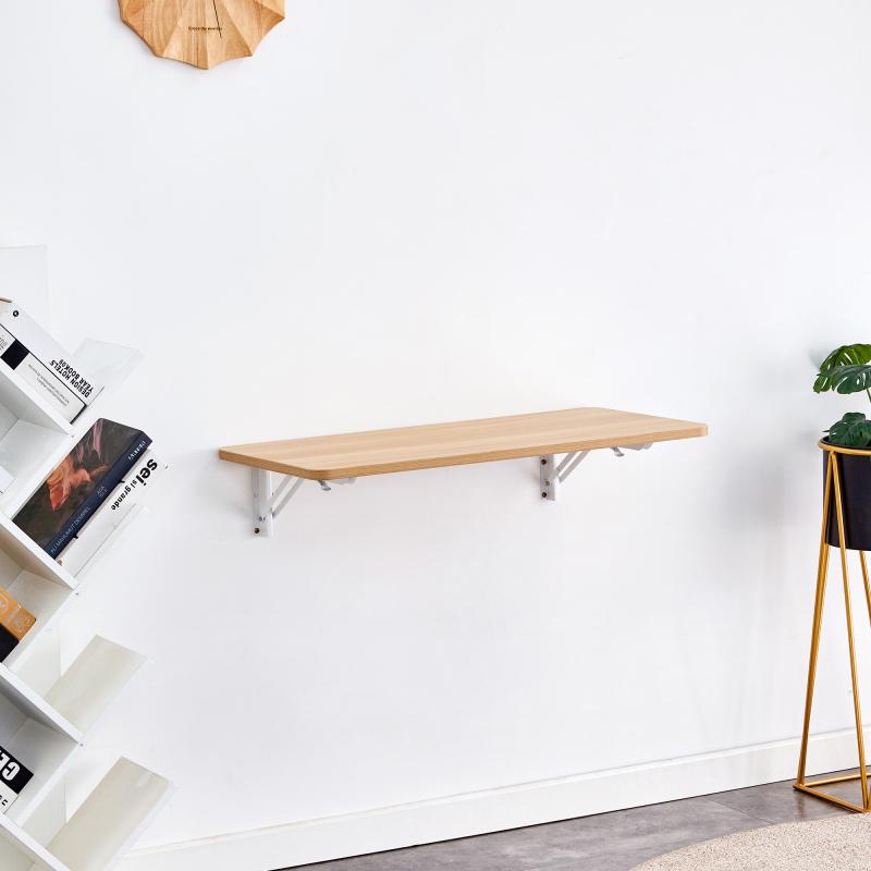 [SOIYELIFE] Laundry Room Folding Table Wall Mounted Folding Table for Small Spaces,Fold Down Desk,Workbench,Addition to Garage & Shed/Office/Laundry Room/Bar/Kitchen & Dining Room,31.5*15.7*6.5 inches.Cool furniture