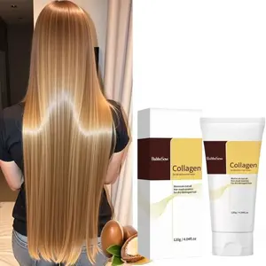 Collagen Keratin Hair Mask, Recovery Hair Mask, Deeply Nourishing Dry and Damaged Hair, Containing Argan Oil Keratin from Morocco, Preventing Hair Breakage, Strengthening Hair Strands, Preventing Split Ends, Making Hair Smoother