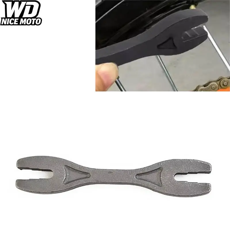 Wd Nice Moto Motorcycle Spoke Wrench Key Tool, 6 in 1 Universal Repair Kit, Double Ended Onboard Tool, Essential Motorcycle Accessories