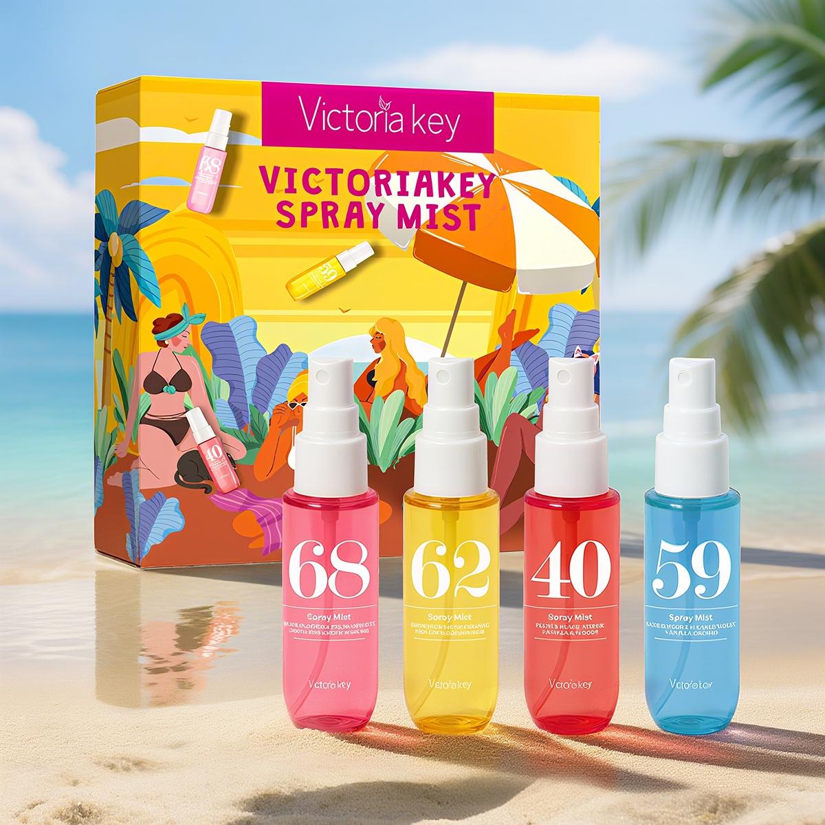 40ml Floral, Fruity and Gourmand Notes Perfume Set, Fruit Floral Scent, Fruity Scents, 4 Counts/set Long-Lasting Fragrances for Women, Daily Use or Gifts, Fragrance Gift Bundle, All-Occasion Perfume Collection
