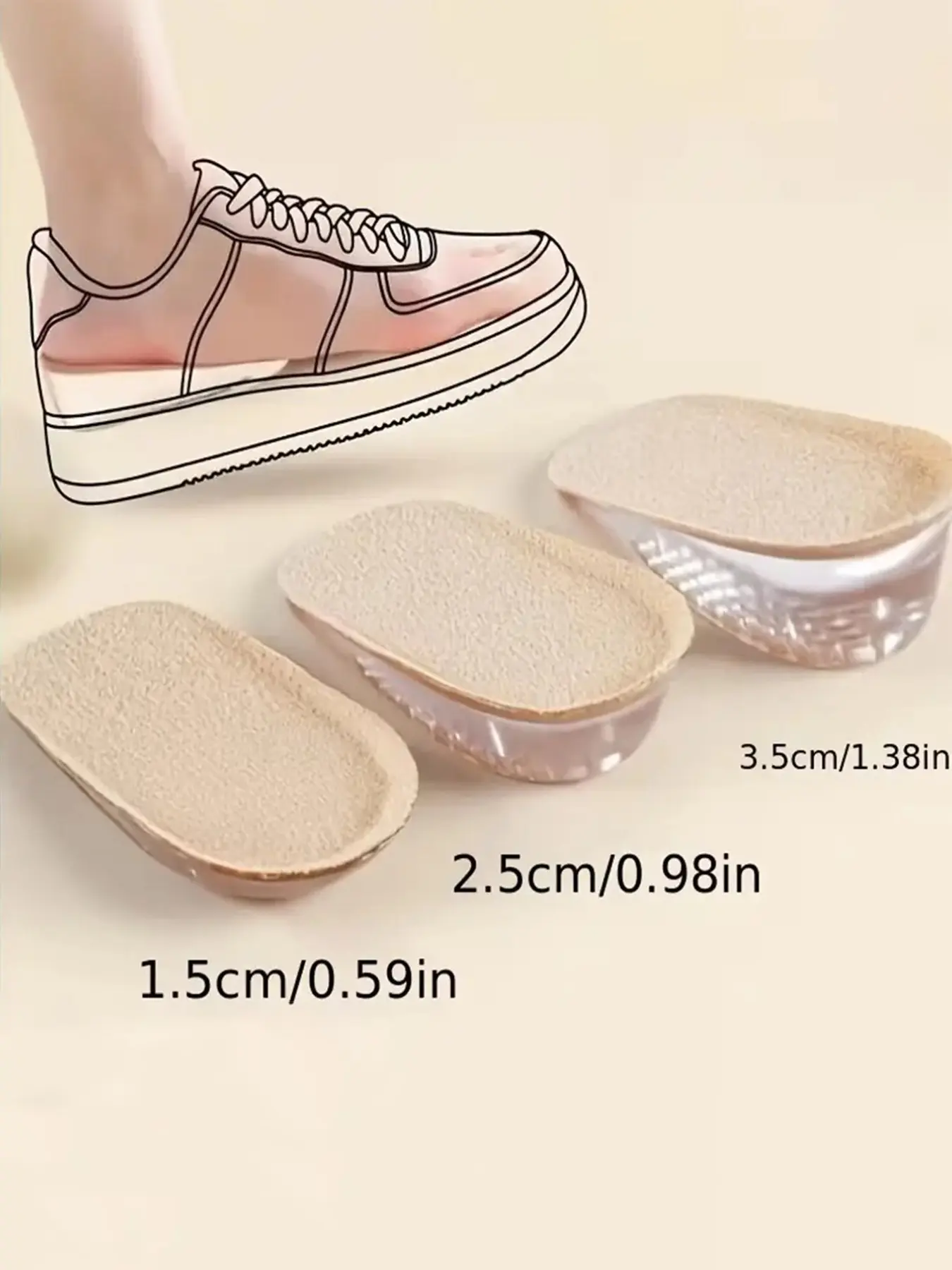 Self-Adhesive Silicone Insole, Breathable Honeycomb Design, Non-Slip, Shock Absorption, Lightweight, Unisex, All Seasons Shoe Inserts, Non Slip Shoe Pads, Lightweight Insoles, Shock Absorbing Insoles