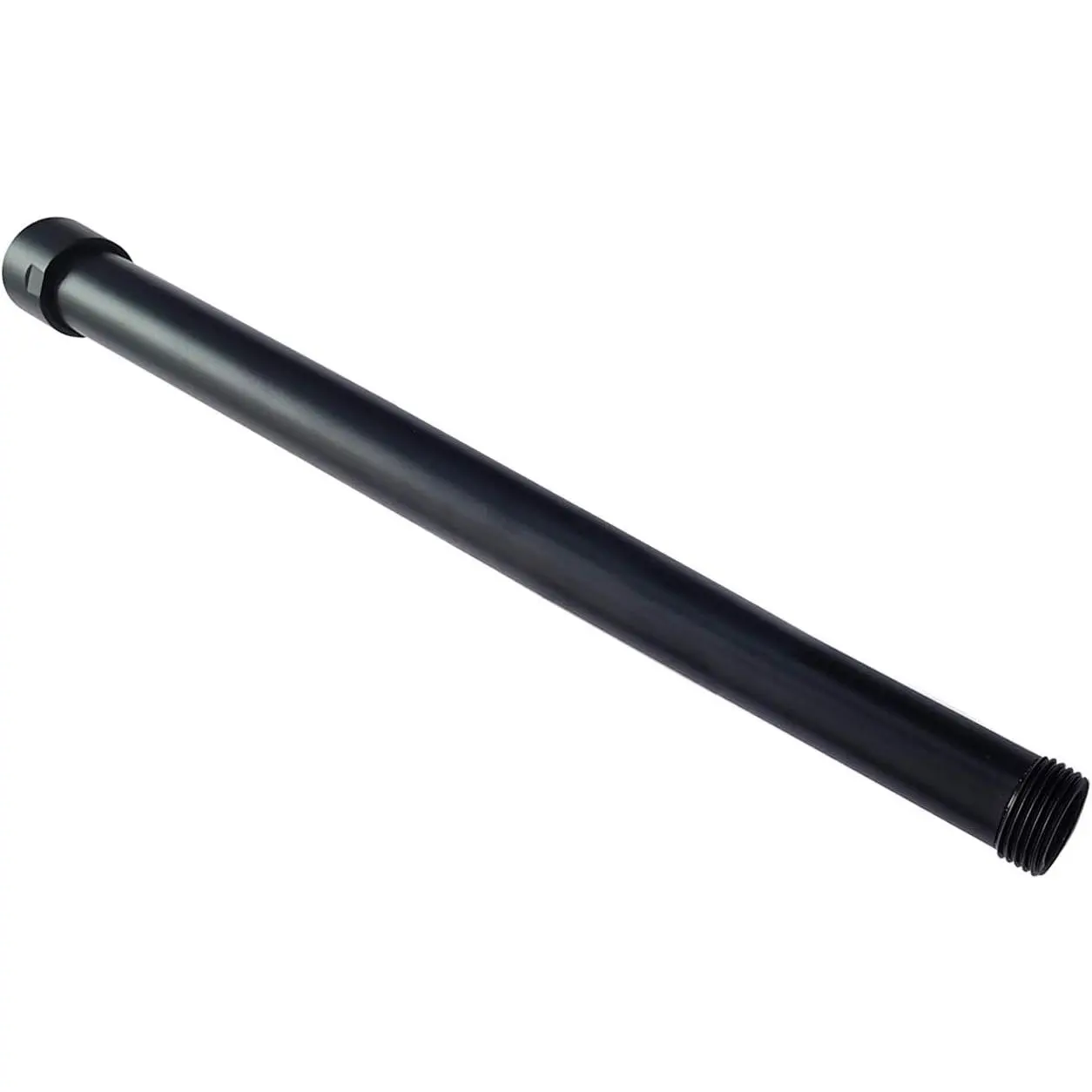 G3/4 Shower Extension Tube Shower Extender Bar  Shower Pipe Add Shower Height Outdoor Matte black 12 Inch