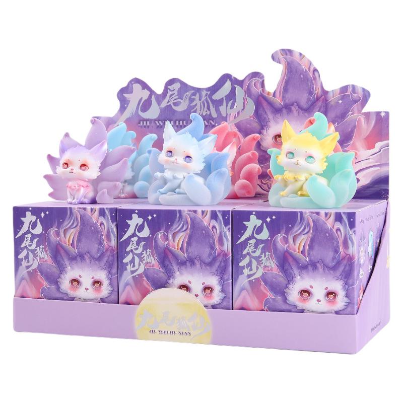 Nine-Tailed Fox Immortal Blind Box Creative Desktop Ornament