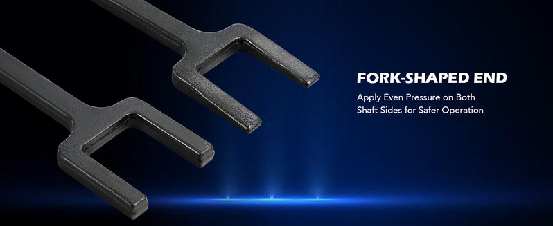 Orion Motor Tech 2 Piece Axle Popper Kit, Inner CV Axle Removal Tool Set for CV Axle Tie Rod and Ball Joint Removal on Front Wheel Drive Cars, Fork and Shim Tool with 14" Long, 2" Opening, truck stuff,gadgets, Automotive Tire Inflator