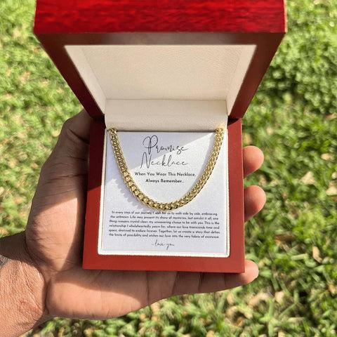 Promise Necklace For Him, Boyfriend Gift, Anniversary Gift For Him, Gift For Husband, Boyfriend Birthday Gift