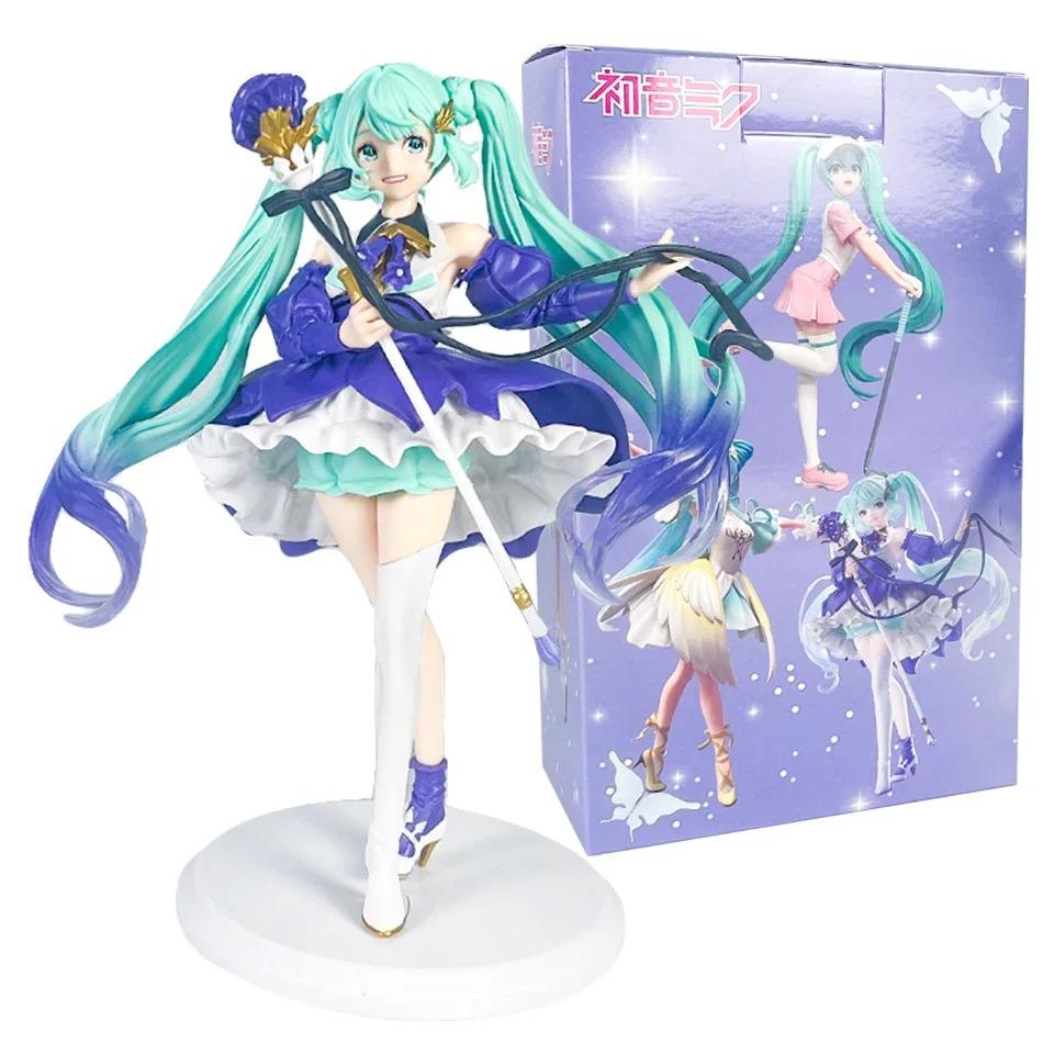 Explosions Anime Hatsune Miku 22CM Doll Bauhinia Series PVC Model Collection Desktop Ornaments Children's Adult Toy Gifts