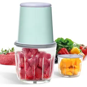 Powerful 304 Stainless Steel Electric Food Chopper, Multifunction Vegetable Chopper, Portable USB Wireless Garlic Slicer, 600ML Mini Handheld for Vegetables & Meat, Kitchen Choppers