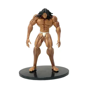 22cm Anime Hanma Baki Figure Pickle Collectible Dolls PVC Action Figures Baki the Grappler Model Toys Kids Birthday Gifts