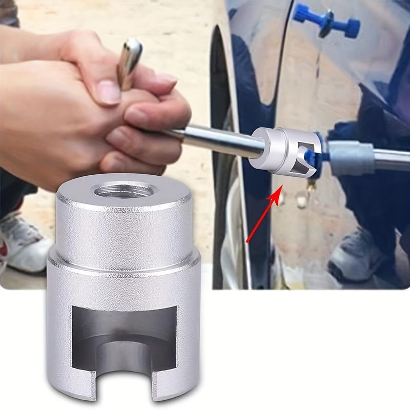 Car Dent Repair Tool – Aluminum T-Handle Tool with 18 Tabs – Paintless Dent Repair (PDR) Kit – Suitable for Minor Body Dents and Small Hail Damage