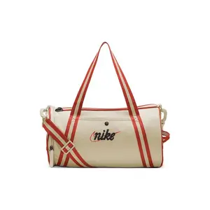 Nike Zippered Fabric Crossbody and Shoulder Handbag for Men and Women – Beige